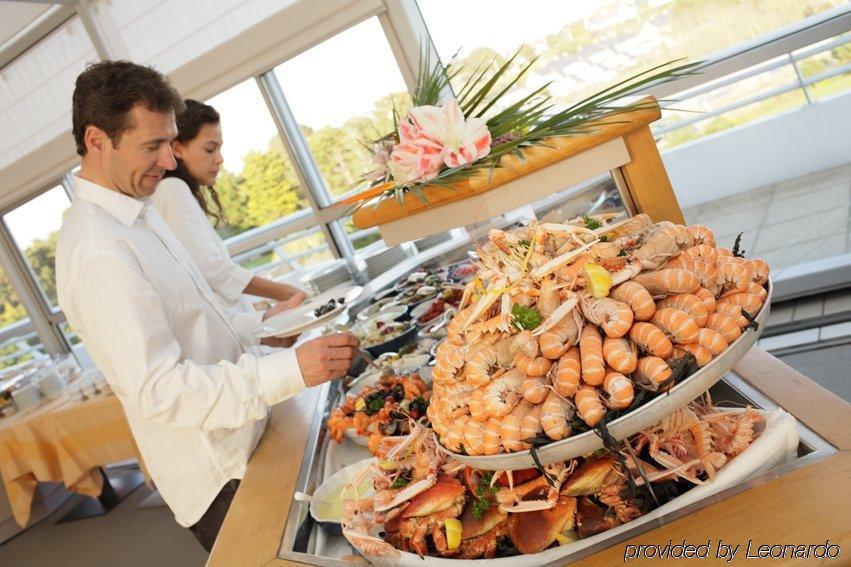 Miramar La Cigale Hotel Thalasso & Spa Arzon Restauracja zdjęcie